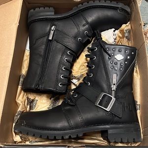 Harley Davidson Womens Riding Boots Size 8.5 NWT